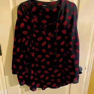 Torrid lips blouse